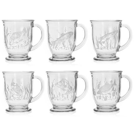 Przejdź do produktu Wędkarskie kubki do kawy, herbaty, wody, soku XXL 400ml | 6szt. (KUBAS)