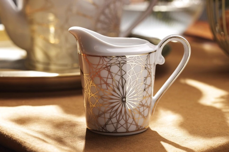 Dzbanek na mleko ĆMIELÓW Jenny Solaris 200ml Biała Porcelana