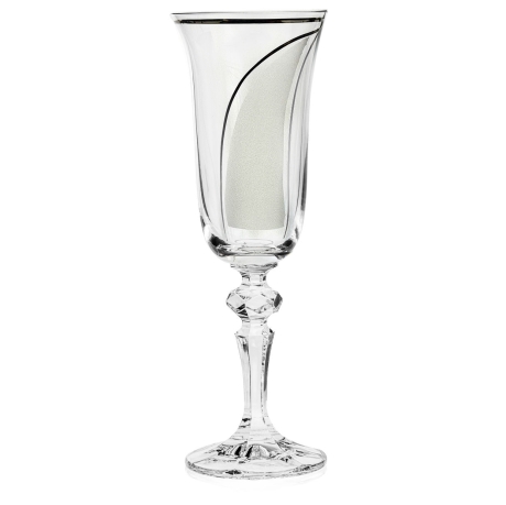 Przejdź do produktu Komplet kieliszków do szampana 150 ml SATYNOWA ŁEZKA