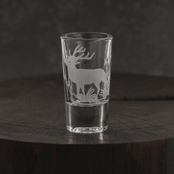 Kieliszki do wódki SHOT Myśliwskie (TG70114) 28 ml | 6 szt. w pudełku Szklanka.pl