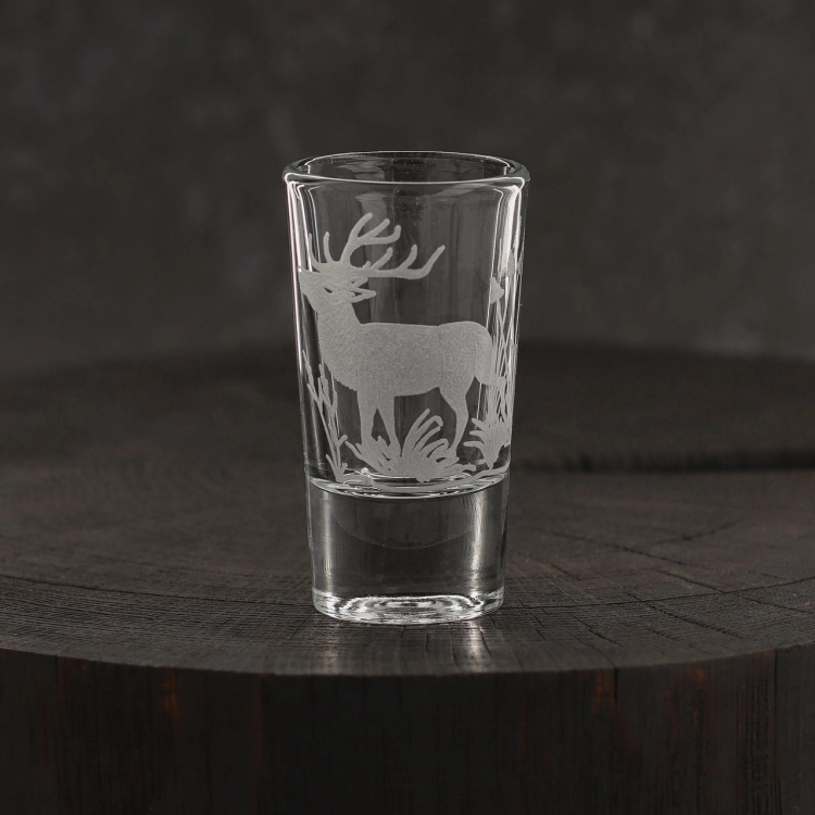 Kieliszki do wódki SHOT Myśliwskie (TG70114) 28 ml | 6 szt. w pudełku Szklanka.pl
