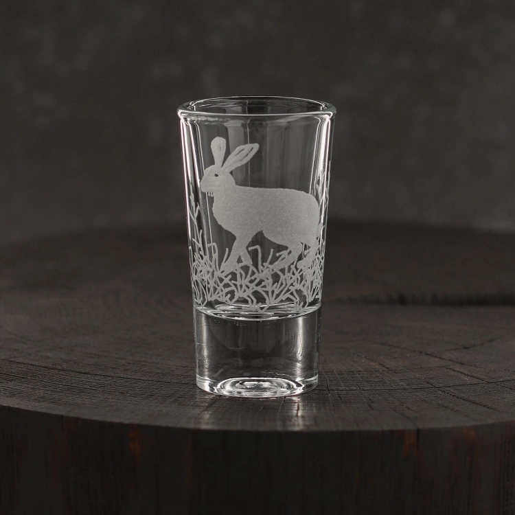 Kieliszki do wódki SHOT Myśliwskie (TG70114) 28 ml | 6 szt. w pudełku Szklanka.pl