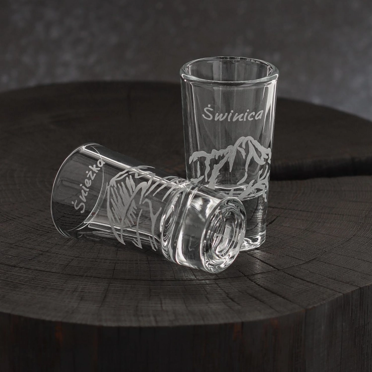 Kieliszki do wódki SHOT Polskie Góry (TG70114) 28 ml | 6 szt. w pudełku Szklanka.pl