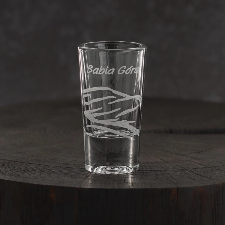 Kieliszki do wódki SHOT Polskie Góry (TG70114) 28 ml | 6 szt. w pudełku Szklanka.pl