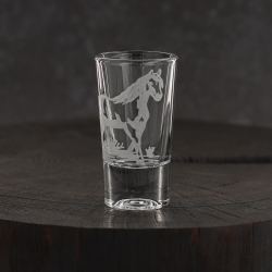 Kieliszki do wódki SHOT Konie (TG70114) 28 ml | 6 szt. w pudełku Szklanka.pl