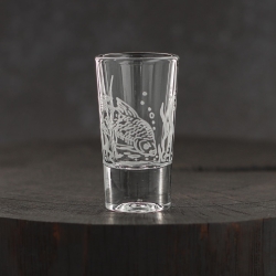 Kieliszki do wódki SHOT Wędkarskie (TG70114) 28 ml | 6 szt. w pudełku Szklanka.pl