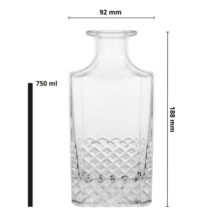 Zestaw do whisky 2+1 CRYSTAL karafka + 2 szklanki z grawerem na karafce