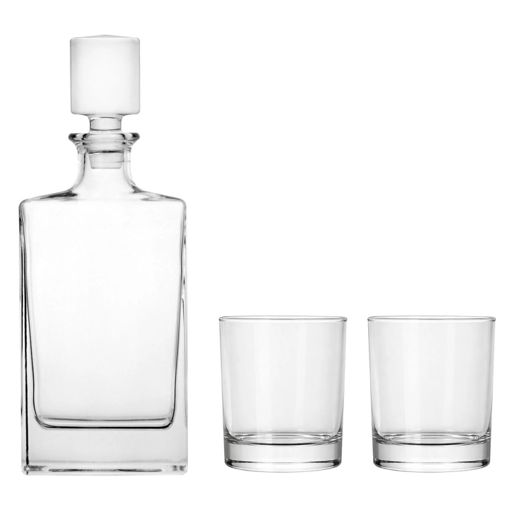 Zestaw do whisky 2+1 NOVA karafka + 2 szklanki