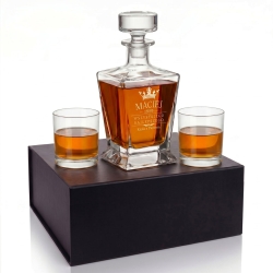 Zestaw do whisky 2+1 IMPERIAL karafka + 2 szklanki