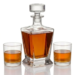 Zestaw do whisky 2+1 IMPERIAL karafka + 2 szklanki