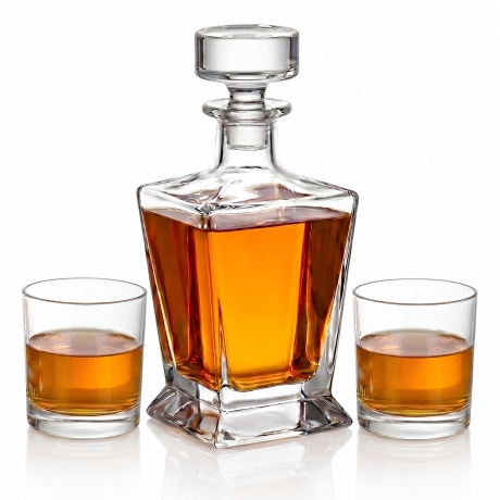 Przejdź do produktu Zestaw do whisky 2+1 IMPERIAL karafka + 2 szklanki w pudełku NA PREZENT