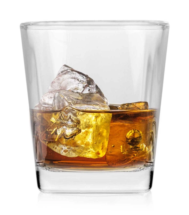 PAKIET 6 sztuk: szklanki reklamowe / firmowe z TWOIM logo firmy / grawerowane - Trend Glass kwadratowe 300ml