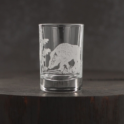Kieliszki do wódki SHOT Myśliwskie (NR101) 50 ml | 6 szt. w pudełku Szklanka.pl