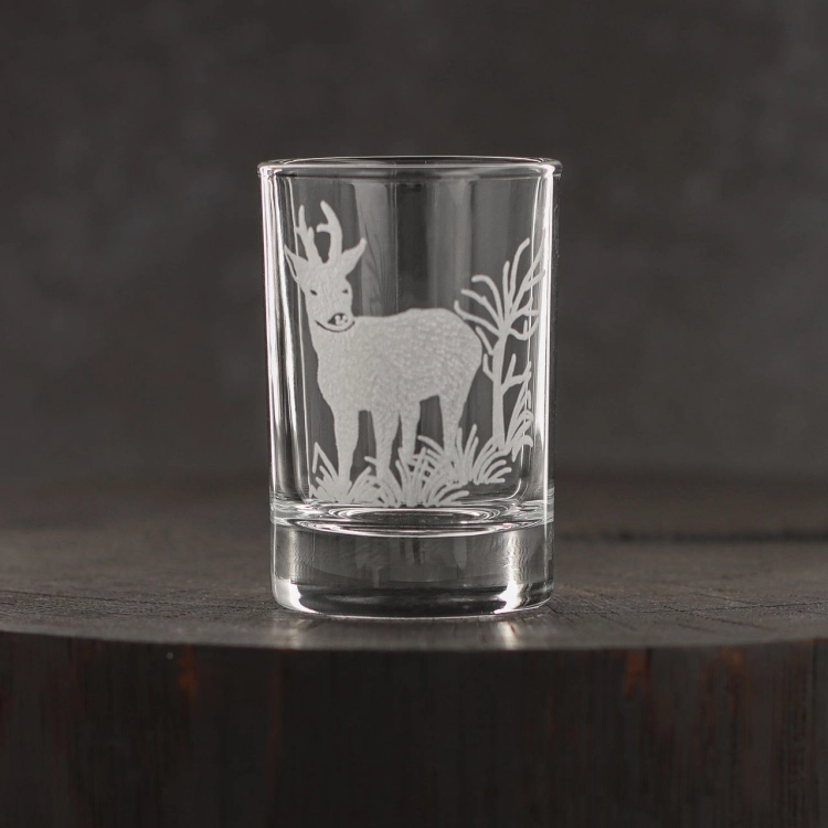 Kieliszki do wódki SHOT Myśliwskie (NR101) 50 ml | 6 szt. w pudełku Szklanka.pl
