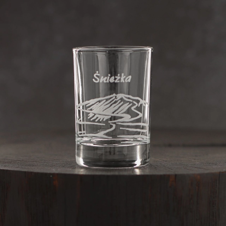Kieliszki do wódki SHOT Polskie Góry (NR101) 50 ml | 6 szt. w pudełku Szklanka.pl
