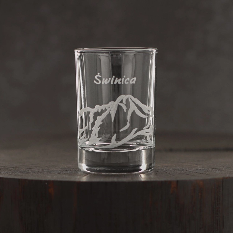 Kieliszki do wódki SHOT Polskie Góry (NR101) 50 ml | 6 szt. w pudełku Szklanka.pl