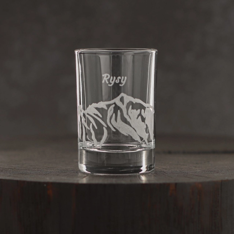 Kieliszki do wódki SHOT Polskie Góry (NR101) 50 ml | 6 szt. w pudełku Szklanka.pl