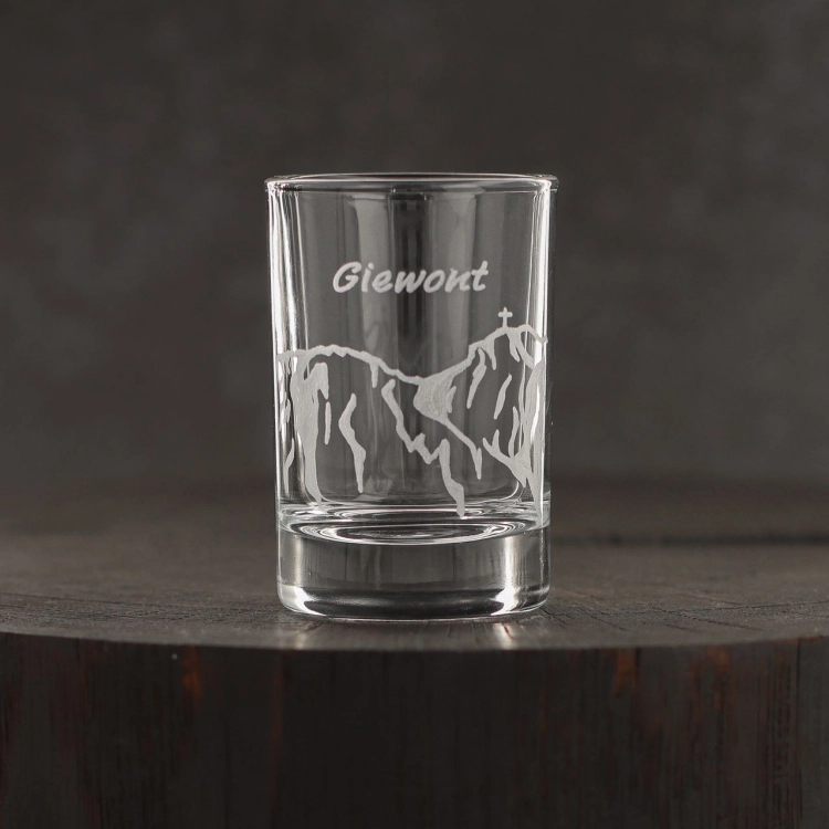 Kieliszki do wódki SHOT Polskie Góry (NR101) 50 ml | 6 szt. w pudełku Szklanka.pl