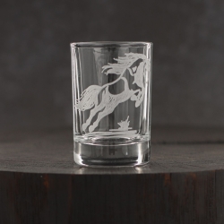 Kieliszki do wódki SHOT Konie (NR101) 50 ml | 6 szt. w pudełku Szklanka.pl