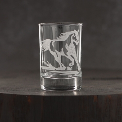 Kieliszki do wódki SHOT Konie (NR101) 50 ml | 6 szt. w pudełku Szklanka.pl