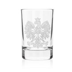 Kieliszki do wódki SHOT Polska ORZEŁ (NR101) 50 ml | 6 szt. w pudełku Szklanka.pl