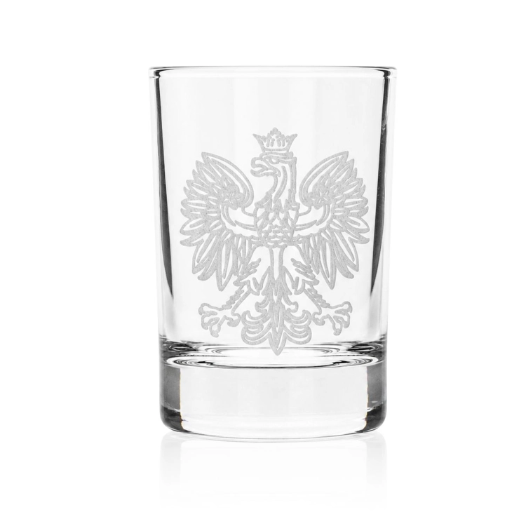 Kieliszki do wódki SHOT Polska ORZEŁ (NR101) 50 ml | 6 szt. w pudełku Szklanka.pl