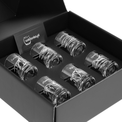 Kieliszki do wódki SHOT Polskie Góry (NR101) 50 ml | 6 szt. w pudełku Szklanka.pl