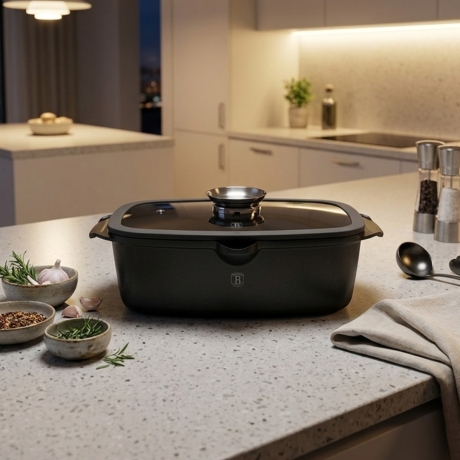 Przejdź do produktu Brytfanna z pokrywką Berlinger Haus Antracite Collection BH-8771