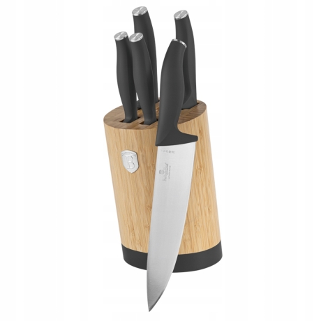 Przejdź do produktu Komplet noży w bloku Berlinger Haus Antracit Collection BH-2672