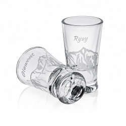 Góry komplet do wódki likieru 6+1 karafka + kieliszki G0090 w pudełku Szklanka.pl