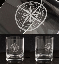 Szklanki do wody soku whisky z grawerem logo firmy | Bohemia PRESTIGE 320ml | 6 szt.