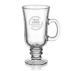 Szklanki do latte z grawerem logo firmy | Glasmark IRISH COFFEE 200ml | 6 szt.