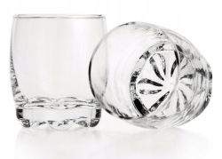 Szklanki do wody soku whisky z grawerem logo firmy | Glasmark 250ml (8011) | 6 szt.