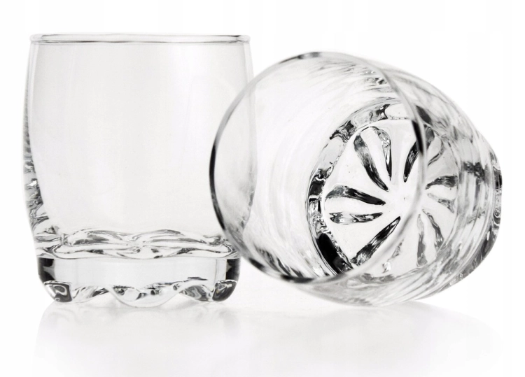 Szklanki do wody soku whisky z grawerem logo firmy | Glasmark 250ml (8011) | 6 szt.