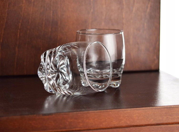 Szklanki do wody soku whisky z grawerem logo firmy | Glasmark 250ml (8011) | 6 szt.