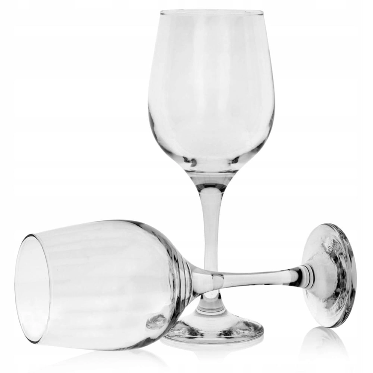 Kieliszki do wina wody z grawerem logo firmy | Glasmark 250ml (0562) | 6 szt.