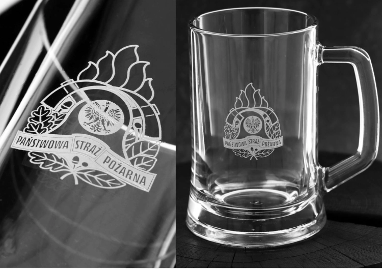 Kufle do piwa z grawerem logo firmy | Pasabahce PUB 660ml | 6 szt.