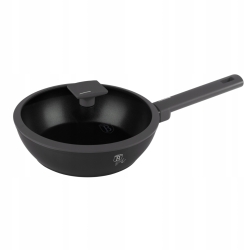 Patelnia głęboka z pokrywką 24cm Berlinger Haus Antracit Collection BH-8122