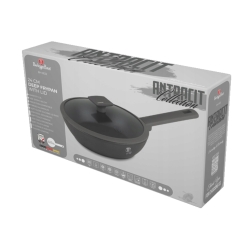 Patelnia głęboka z pokrywką 24cm Berlinger Haus Antracit Collection BH-8122