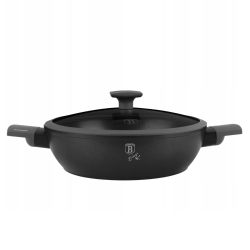 Garnek płaski z pokrywką 3,8L Berlinger Haus Antracite BH-8128