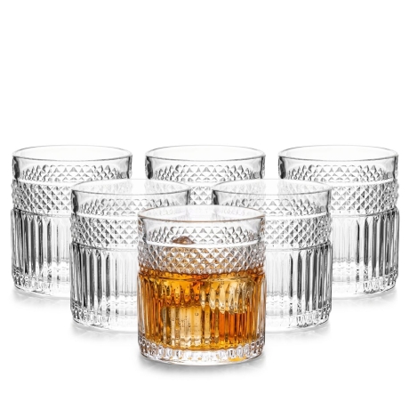 Przejdź do produktu Niskie szklanki do whisky soku wody Altom Design GRETA 330ml 6szt