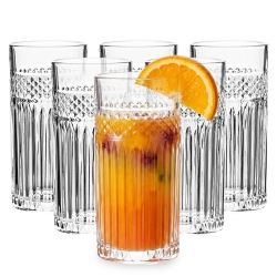 Wysokie szklanki do soku wody drinków Altom Design GRETA 360ml 6szt