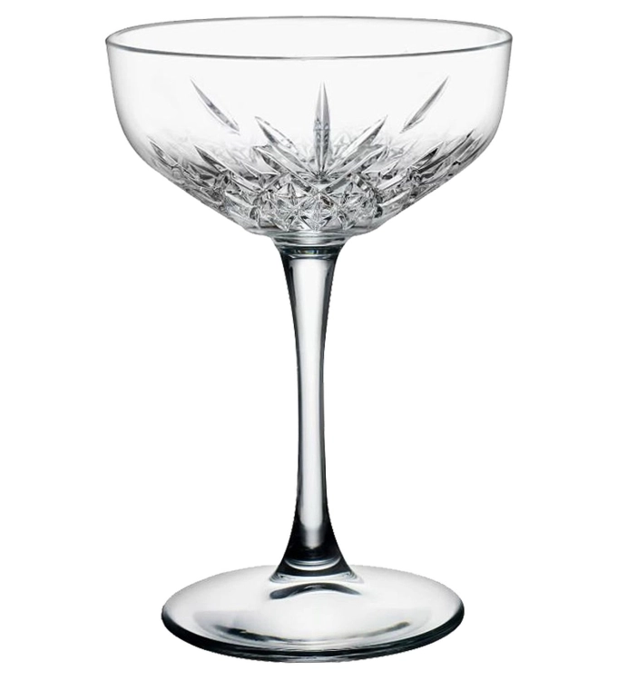 PASABAHCE Timeless płaskie kieliszki do szampana 255ml | 4szt. | 440236