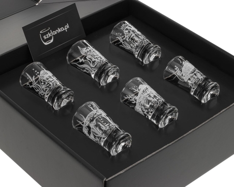 Przejdź do produktu Kieliszki do wódki  "Wędkarskie" (G0090) 25 ml 6 szt. w pudełku Szklanka.pl