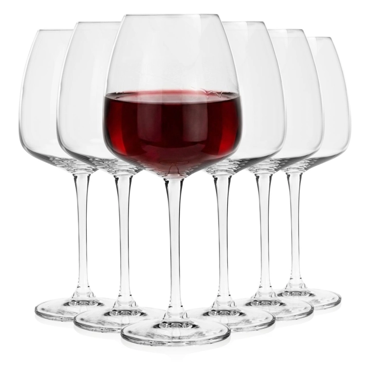 Kieliszki do wina czerwonego BOHEMIA Anser 610 ml | 6 szt.