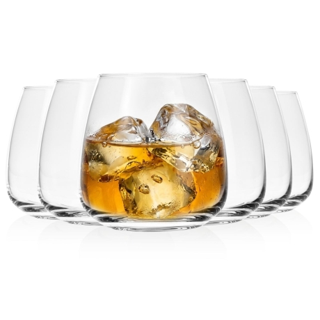 Przejdź do produktu Szklanki niskie do whisky brandy Bohemia Anser 400 ml | 6 szt.