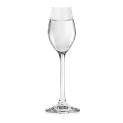 Kieliszki do wódki likieru ryflowane / karbowane z OPTYKIEM BOHEMIA Waterfall OPTIC 60 ml | 6 szt.