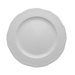 Talerz płytki LUBIANA Afrodyta 270mm Biały