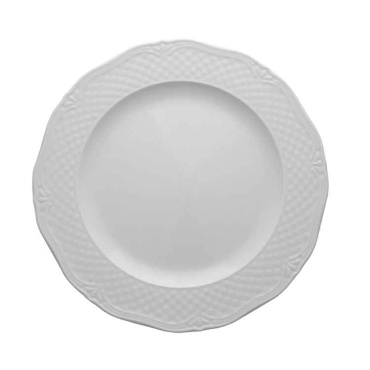 Talerz płytki LUBIANA Afrodyta 270mm Biały