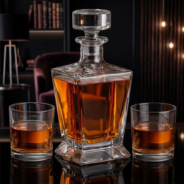 Zestaw do whisky 2+1 IMPERIAL karafka + 2 szklanki
